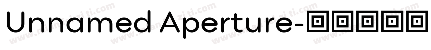Unnamed Aperture字体转换
